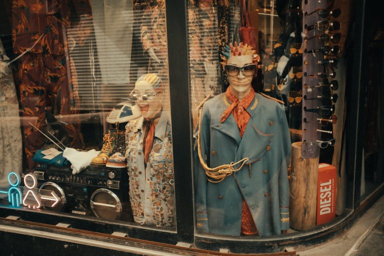 Mannequins in a Shop Window
